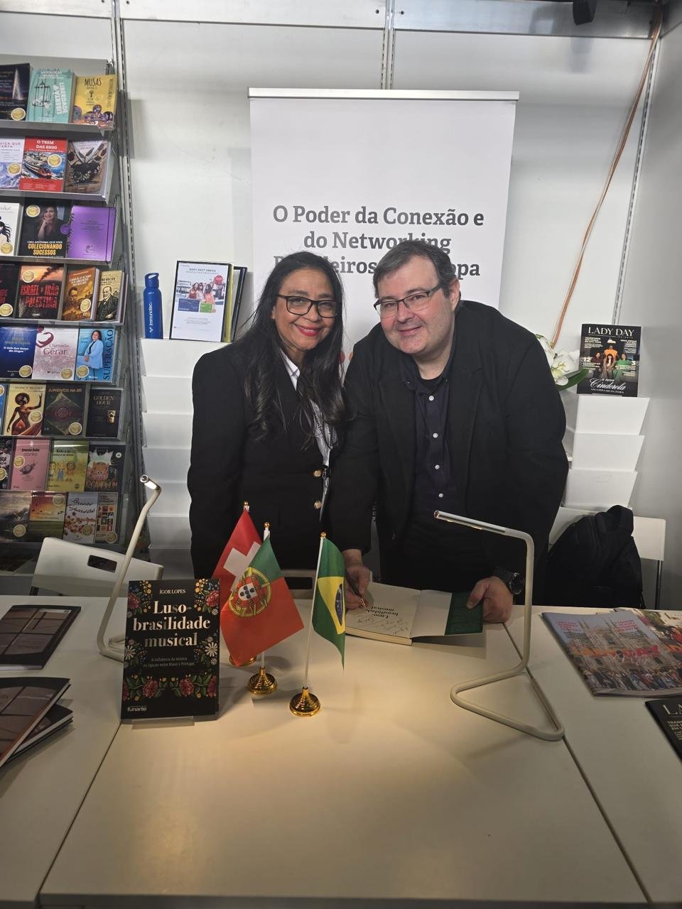Estande E∞Linia Brandt no Salão do Livro de Genebra 2026