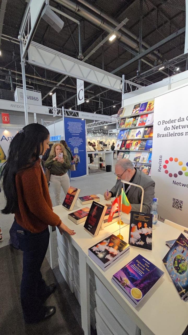 Estande E∞Linia Brandt no Salão do Livro de Genebra 2026